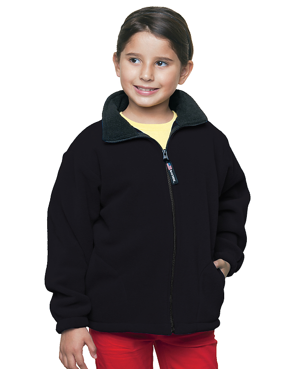 1115 YOUTH ZIP FLEECE JACKET