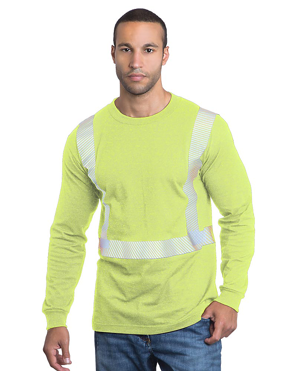 3706 L/S 50/50 HI VIS SEGMENT