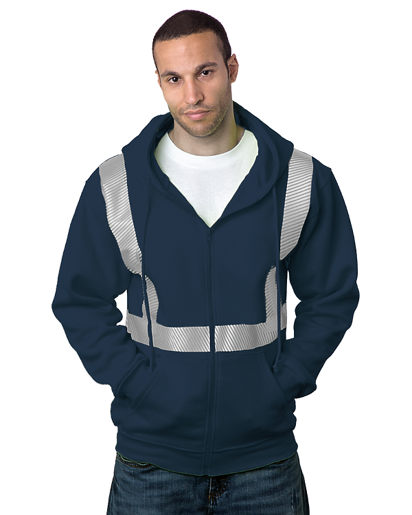 3737 FULL ZIP HI VIS SEGMENTED