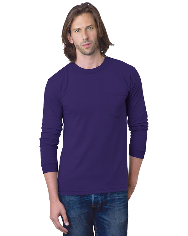 6.1OZ LONG SLEEVE PKT TEE